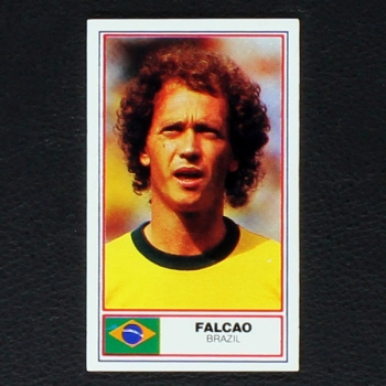 Falcao Rothmans Card - Football International Stars 1984