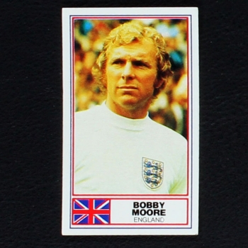 Bobby Moore Rothmans Card - Football International Stars 1984