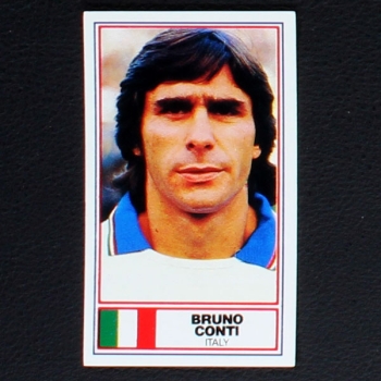 Bruno Conti Rothmans Card - Football International Stars 1984