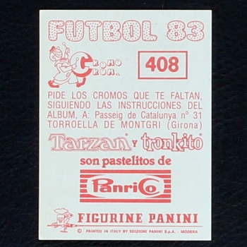 Gabriele Oriali Panini Sticker No. 408 - Futbol 83