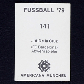 J.A. De la Cruz Americana Sticker No. 141 - Fußball 79