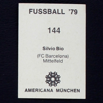 Silvio Bio Americana Sticker No. 144 - Fußball 79