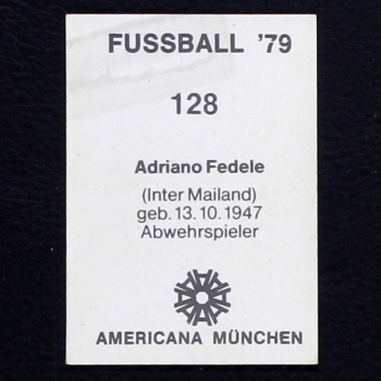 Adriano Fedele Americana Sticker No. 128 - Fußball 79