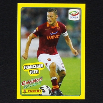 Francesco Totti Panini Sticker No. V7 - Calciatori 2012