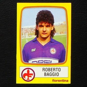 Roberto Baggio Rookie Panini Sticker No. 93 - Calciatori 1985