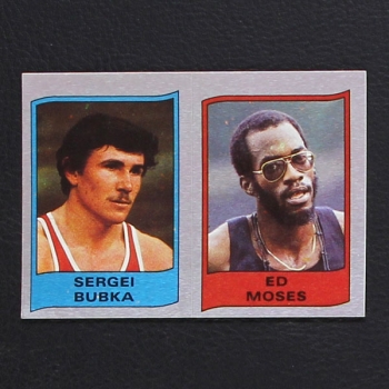 Sergei Bubka - Ed Moses Panini Sticker Supersport