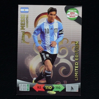 Lionel Messi Panini Trading Card - Brasil 2014