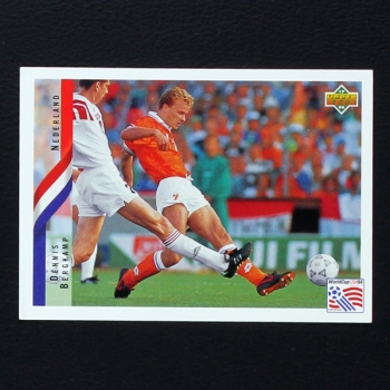 Dennis Bergkamp Upper Deck Trading Card No. 144 - USA 94