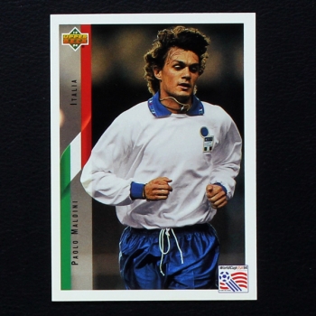 Paolo Maldini Upper Deck Trading Card No. 121 - USA 94