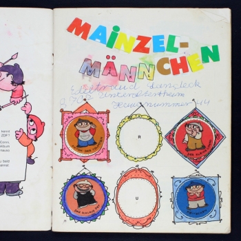 Mainzel-Männchen Americana Verlag Album teilgefüllt