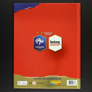 Au plus pres des Bleus Panini sticker album complete