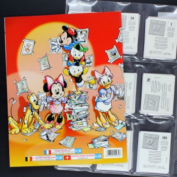 Mickey & Donald Panini Sticker Album komplett - F
