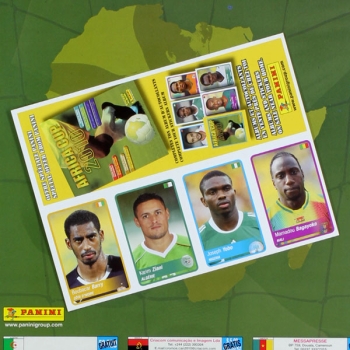 Africa Cup 2010 Panini Sticker Album komplett