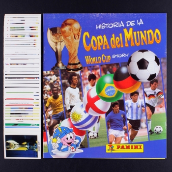 World Cup Story Panini Sticker Album komplett