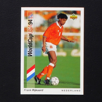 Frank Rijkaard Upper Deck Trading Card 18 Series USA 94