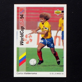 Carlos Valderrama Upper Deck Trading Card 57 Serie USA 94