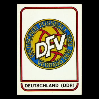 Deutschland (DDR) Panini Sticker Argentina 78