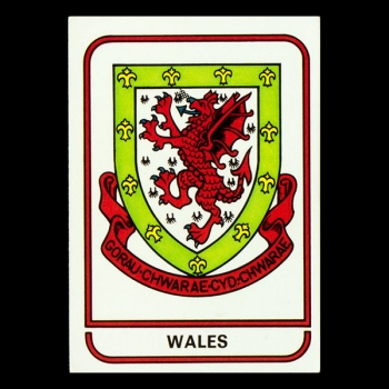 Wales Panini Sticker Argentina 78