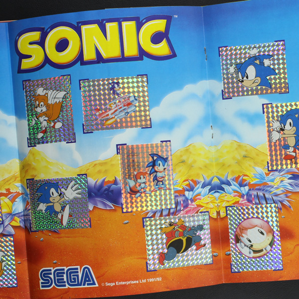 Panini - Sonic - 1991 - Official SEGA sticker album - complete