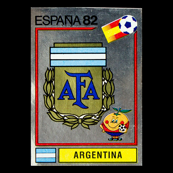 Espana 82 No 164 Panini Sticker Argentina Badge Sticker Worldwide