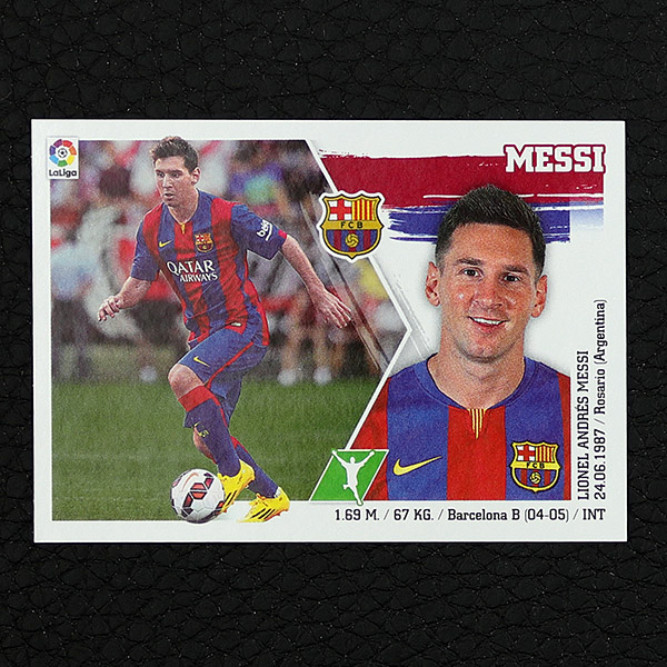 Messi Panini Sticker No 17 Liga 2015 16 Bbva Sticker Worldwide