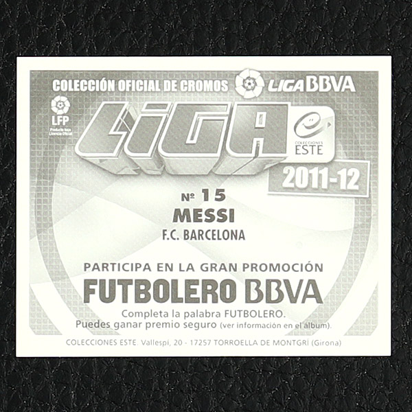 MESSI STAR BARCELONA PANINI ADRENALYN LIGA 2010 2011 NOT ROOKIE CARD