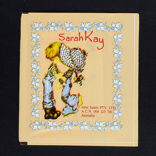 SARAH KAY 1980 Valentine Panini italy - vintage sticker - sticker n. 90