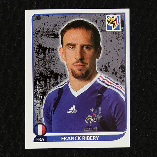 PANINI FOOT 2010 WORLD CUP SOUTH AFRICA . RIBERY 100 .BENZEMA