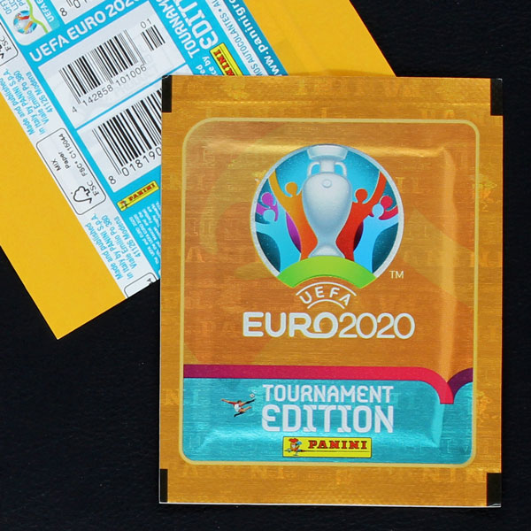 Euro 2020 Tournament Panini sticker bag German Version- Sticker-Worldwide