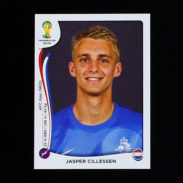 Brasil 2014 No 129 Panini Sticker Jasper Cillessen Sticker Worldwide