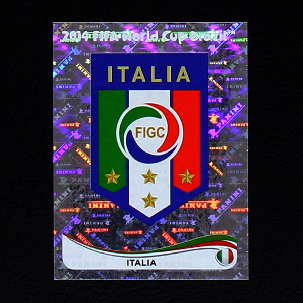 Brasil 2014 Nr. 317 Panini Sticker Italy Wappen- Sticker ...