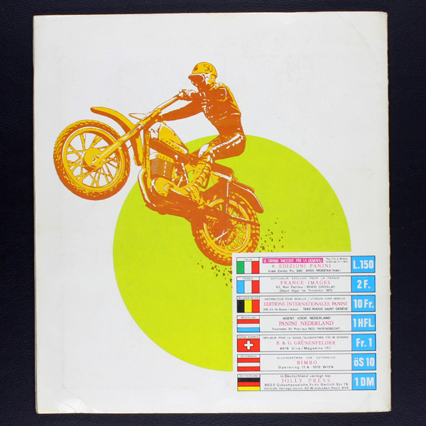 66 Vintage Album Race Car Stickers, Panini Motor Adventures Sticker Sports  Cards
