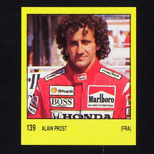 Alain Prost Panini Sticker Nr. 139 - Super Sport 1988- Sticker-Worldwide