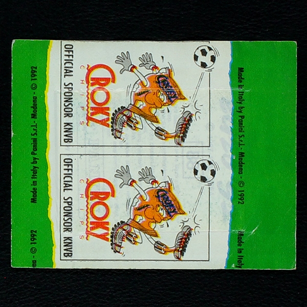 Euro 92 Panini sticker bag - Croky Version