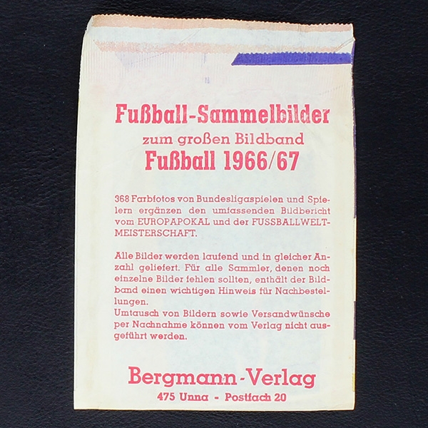 Fußball 1966-67 Bergmann Tüte