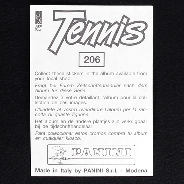 Michael Chang Panini Sticker Nr. 206 - Tennis