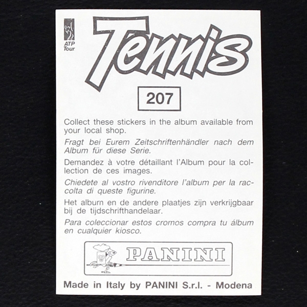 Michael Chang Panini Sticker Nr.  207 - Tennis