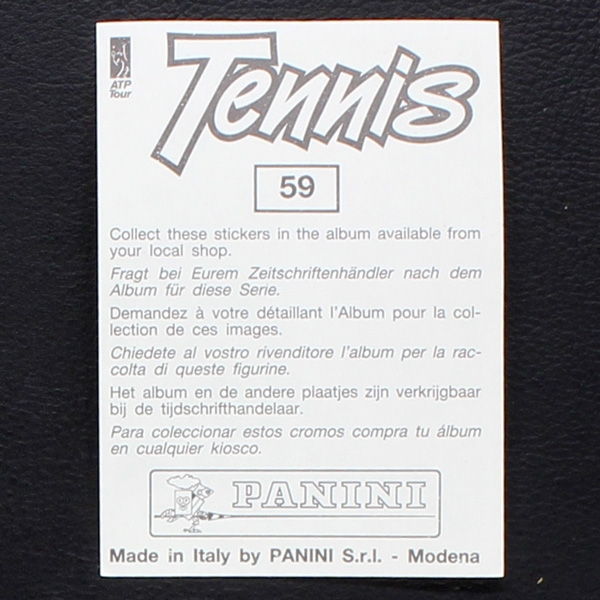 Michael Chang Panini Sticker No. 59 - Tennis