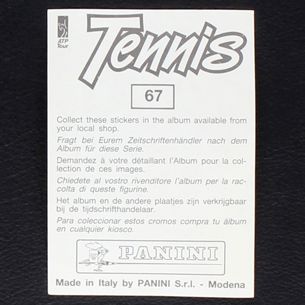 Scott Davis Panini Sticker No. 67 - Tennis