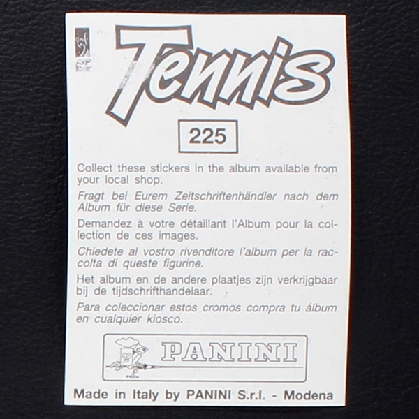 Ivan Lendl Panini Sticker No. 225 - Tennis