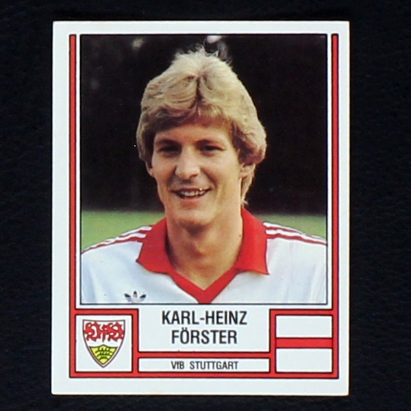 Karl-Heinz Förster Panini Sticker No. 335 - Fußball 82