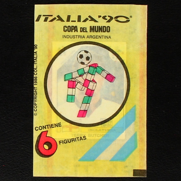 Italia 90 Panini Sticker Tüte - argentinische Version