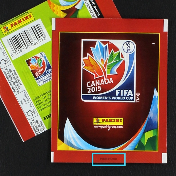 Canada 2015 Panini Sticker Tüte - int. Version + Nummer