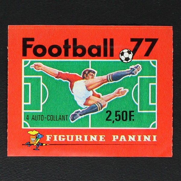 Football 77 Panini sticker bag