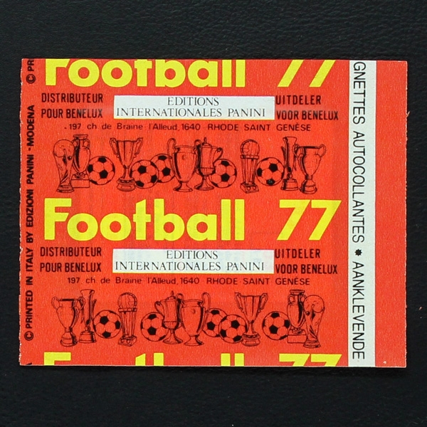 Football 77 Panini sticker bag