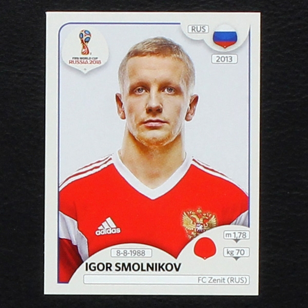 Smolnikov Panini Sticker No. 35 - Russia 2018