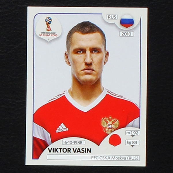 Vasin Panini Sticker No. 36 - Russia 2018