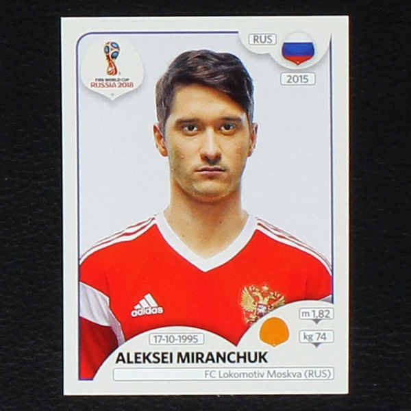 Miranchuk Panini Sticker No. 41 - Russia 2018