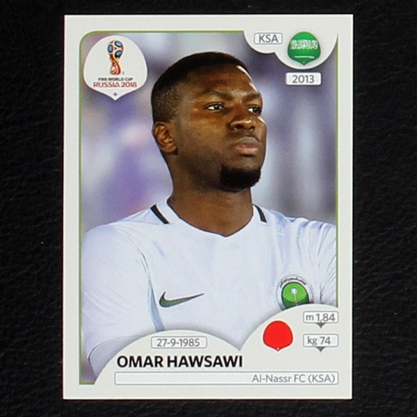 O. Hawsawi Panini Sticker No. 58 - Russia 2018