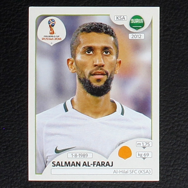 Al-Faraj Panini Sticker No. 63 - Russia 2018